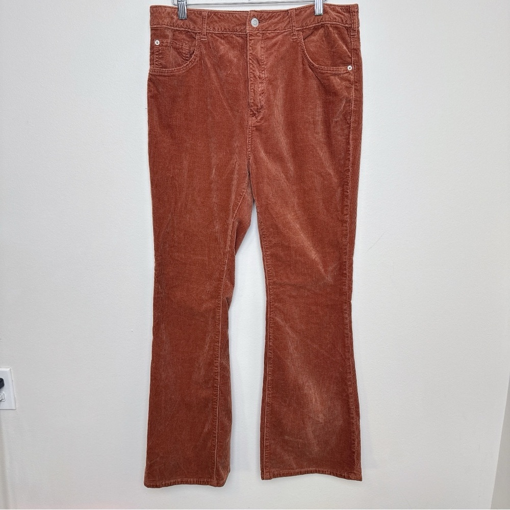 Anthropologie Pilcro Womens 32 The Icon Flare Corduroy Jeans CN - Picture 2 of 16